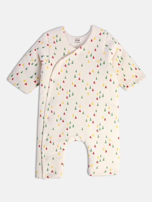 kids printed round neck romper - 22108809 - Very Small Image - 1