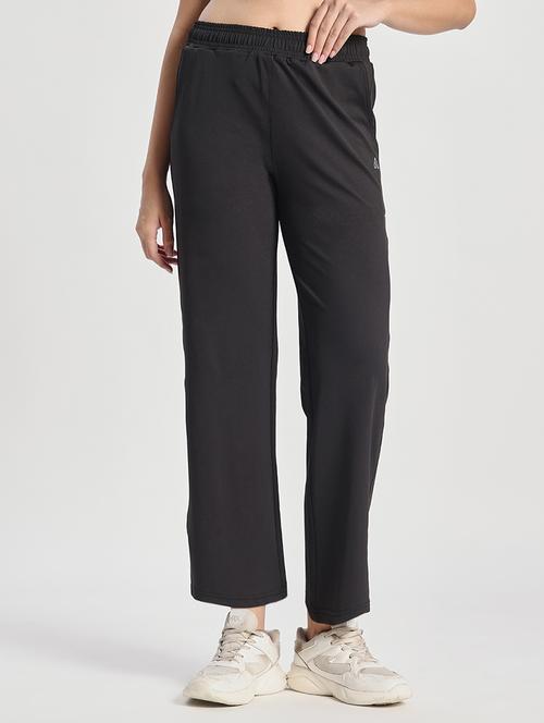 women solid mid rise ankle length track pant - 22141282 - Very Small Image - 1