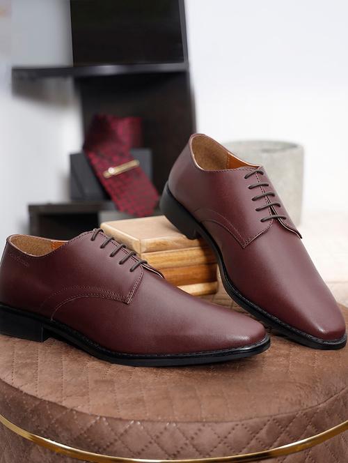 men solid lace-up derby - 22142986 - Very Small Image - 1