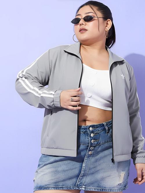 women solid long sleeve jacket - 22143713 - Very Small Image - 1