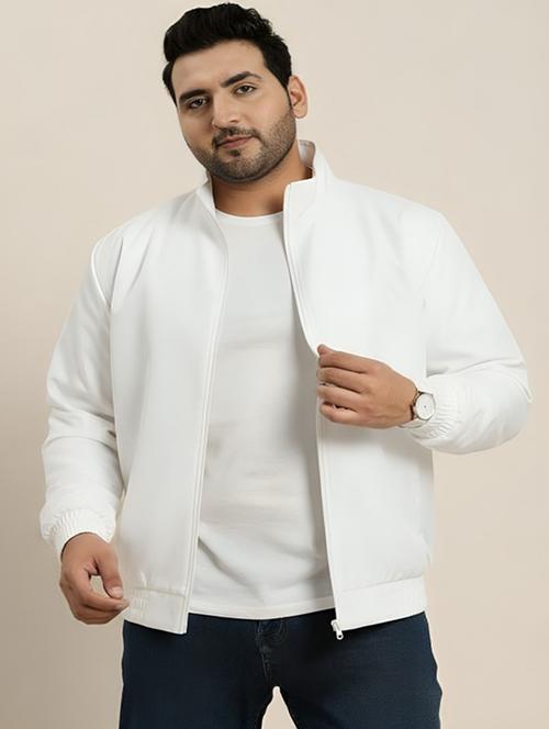 men solid long sleeve lightweight bomber jacket - 22143738 - Very Small Image - 1