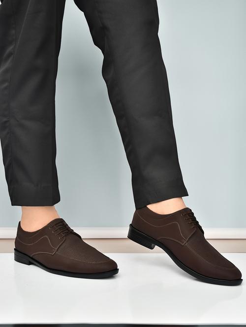 men brown lace up derby - 22146118 - Very Small Image - 1