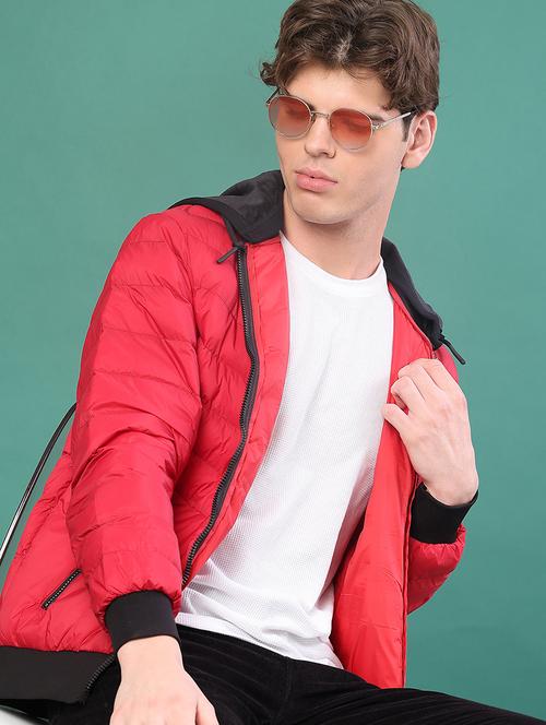 men solid long sleeve puffer jacket - 22155468 - Very Small Image - 1