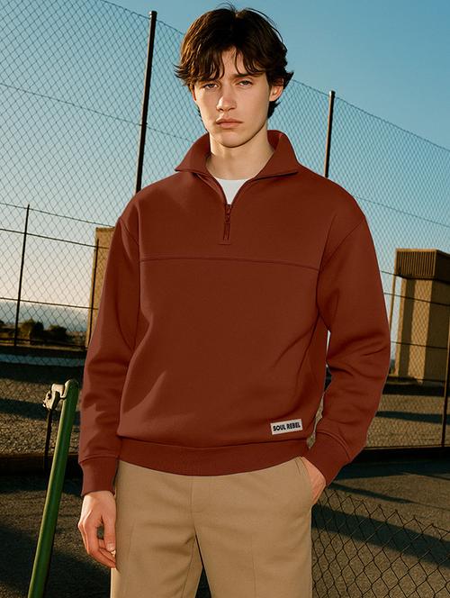 men solid long sleeve regular fit sweatshirt - 22223708 - Very Small Image - 1