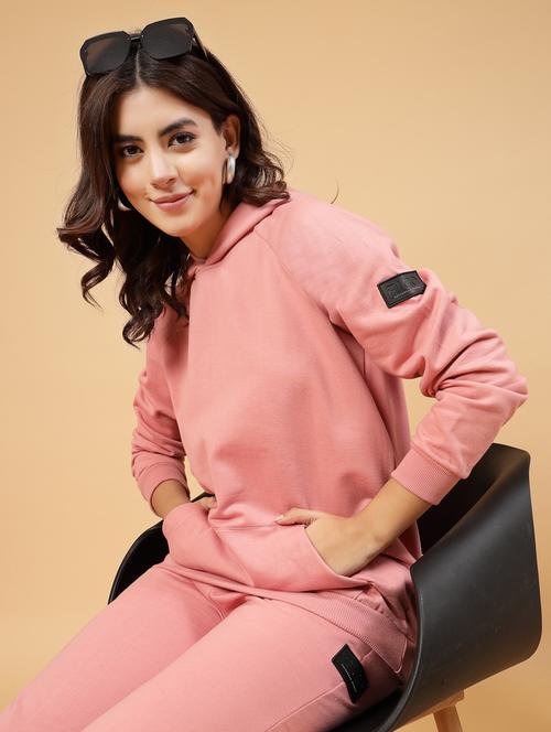 women solid sweatshirt and trouser co-ord set - 22228187 - Very Small Image - 1
