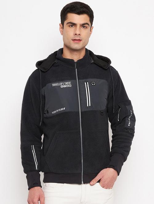 men color block long sleeve regular fit sweatshirt - 22230702 - Very Small Image - 1