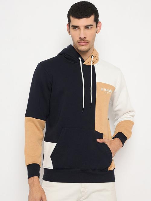 men color block long sleeve regular fit sweatshirt - 22230761 - Very Small Image - 1