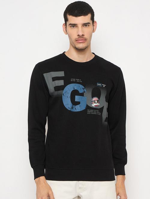 men typographic long sleeve regular fit sweatshirt - 22230762 - Very Small Image - 1