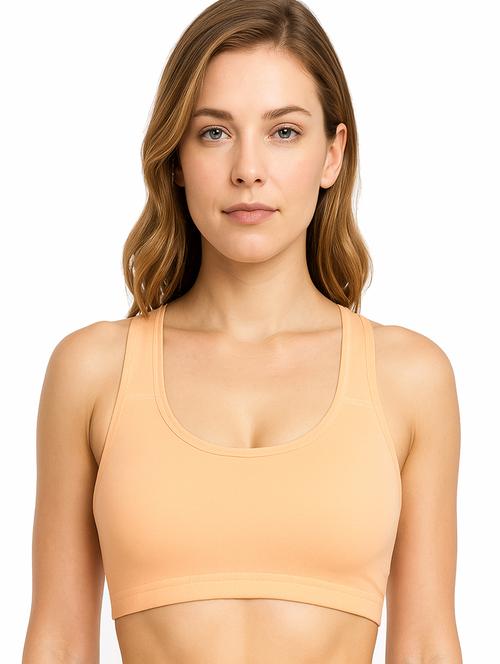 Women Solid Full Coverage Sports Bra - 22239593 - Very Small Image - 1