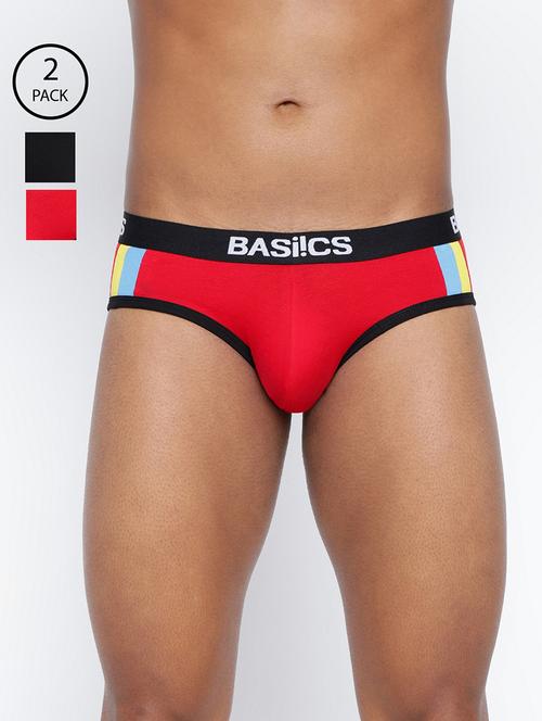 men pack of 2 color block hipster brief - 22241814 - Very Small Image - 1