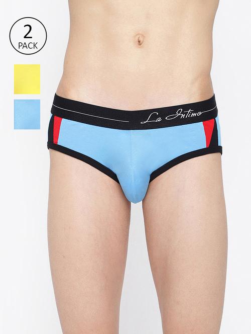 men pack of 2 color block hipster brief - 22241944 - Very Small Image - 1