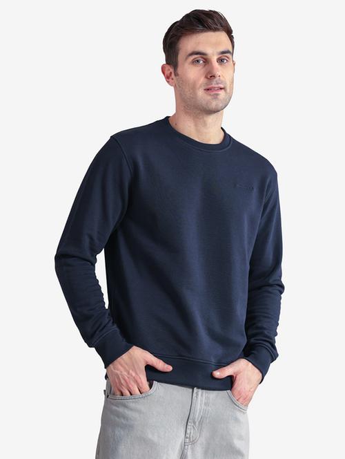 men solid long sleeve regular fit sweatshirt - 22243975 - Very Small Image - 1