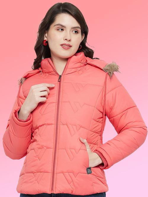 women long sleeve hooded quilted jacket - 22263688 - Very Small Image - 1
