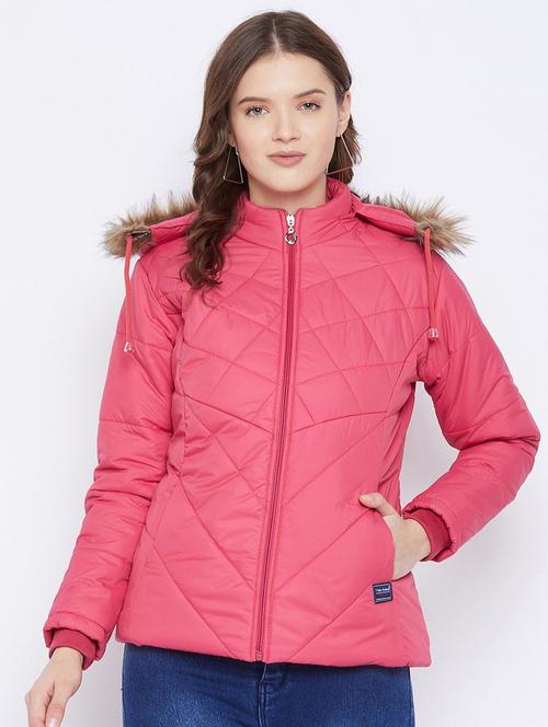 women long sleeve hooded quilted jacket - 22263823 - Very Small Image - 1