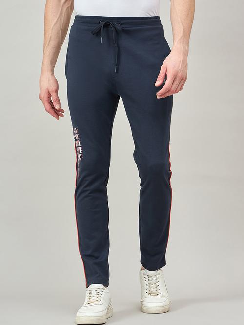 men solid mid rise slim fit track pant - 22264083 - Very Small Image - 1