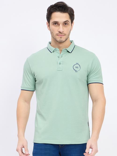 men solid short sleeve regular fit polo t-shirt - 22264595 - Very Small Image - 1
