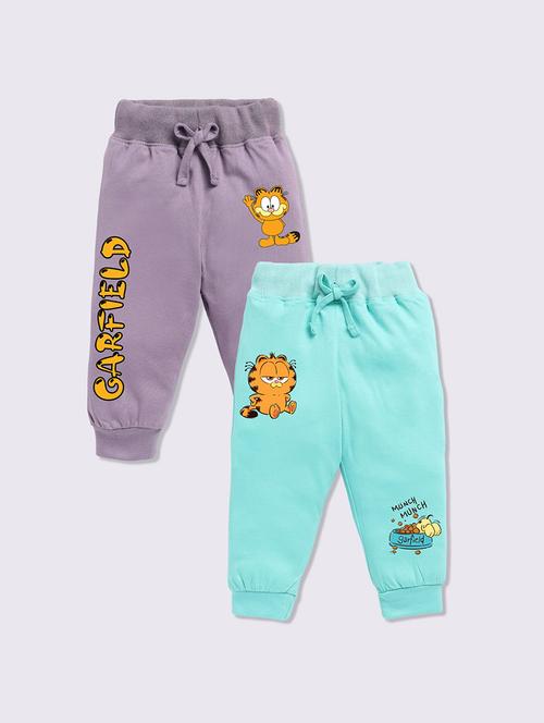 kids pack of 2 printed mid rise jogger - 22285149 - Very Small Image - 1