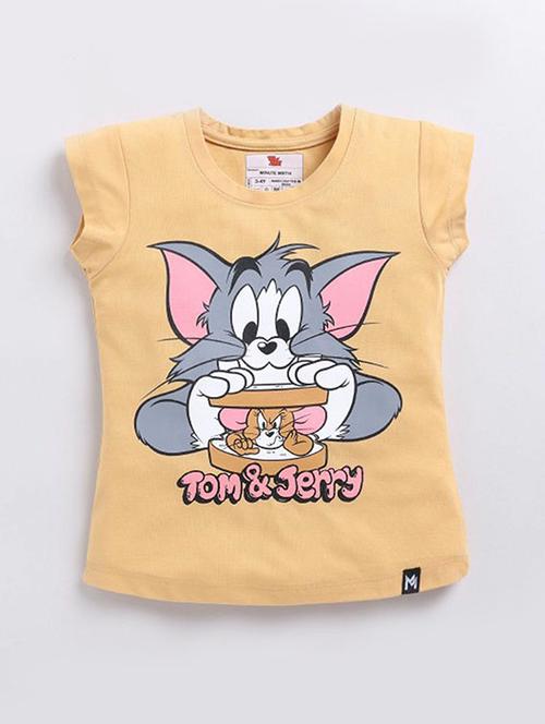 girls printed short sleeve tee - 22285185 - Very Small Image - 1