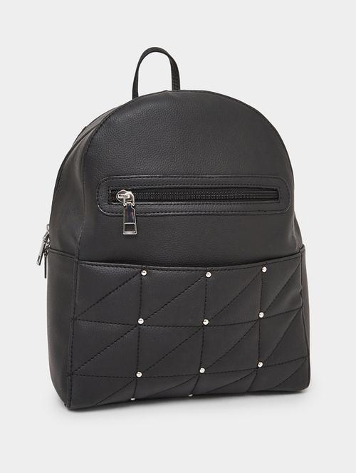styli black solid fashion backpack - 22288058 - Very Small Image - 1