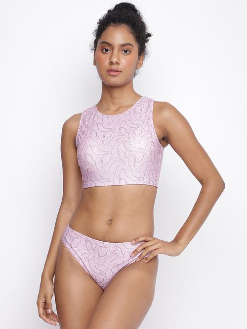 women printed 2 piece tankini set - 22298380 - Very Small Image - 1