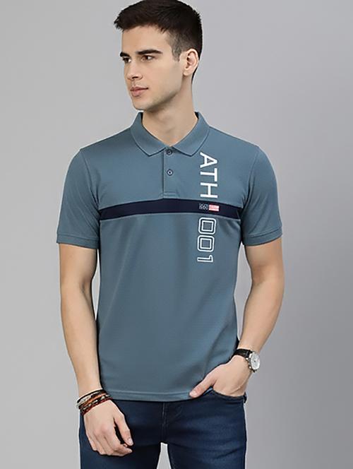 men printed short sleeve regular fit polo t-shirt - 22320140 - Very Small Image - 1