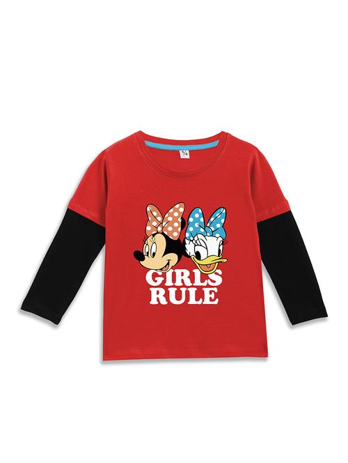 girls printed long sleeve tee - 22324464 - Very Small Image - 1