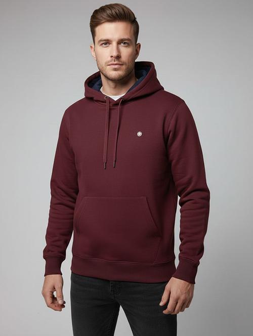Men Solid Long Sleeve Regular Fit Sweatshirt - 22329449 - Very Small Image - 1