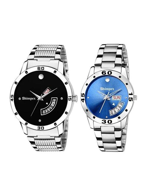 classic edge analog watch for couple - 22371985 - Very Small Image - 1