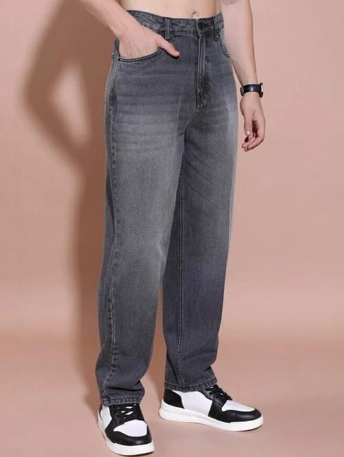 men solid mid rise straight jeans - 22376394 - Very Small Image - 1