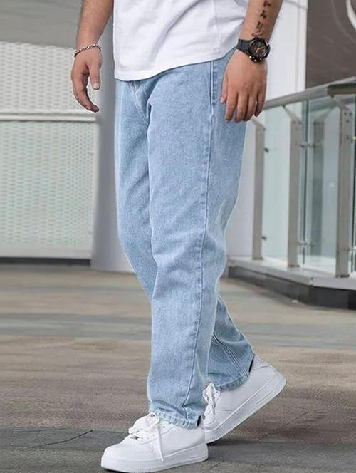 men solid mid rise straight jeans - 22376443 - Very Small Image - 1