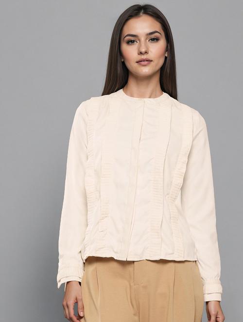 women solid long sleeve regular top - 22392770 - Very Small Image - 1