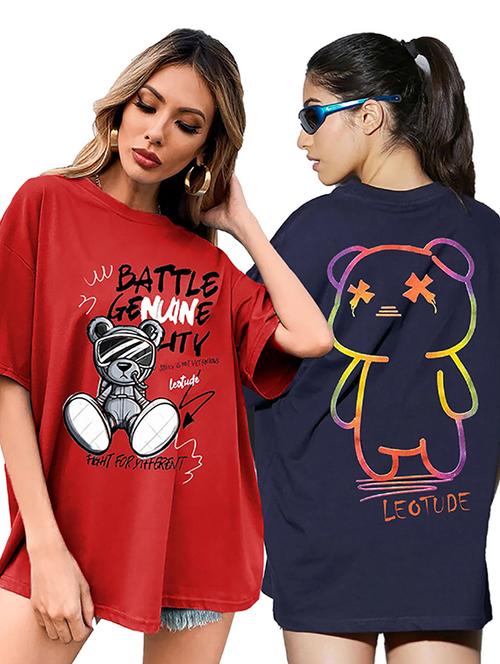 women pack of 2 short sleeve t-shirt - 22455483 - Very Small Image - 1