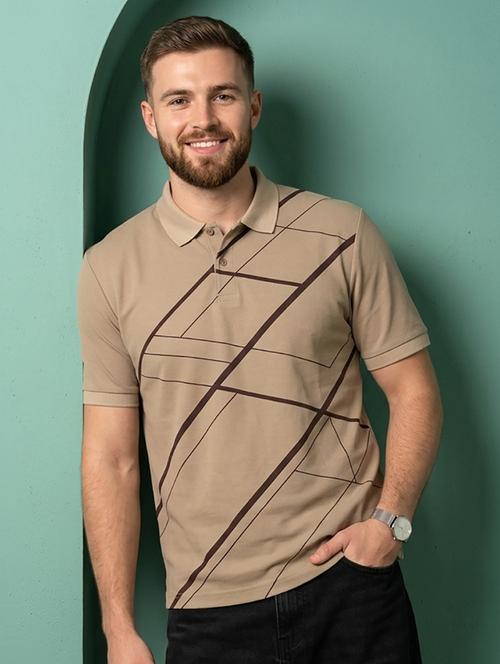 men printed short sleeve regular fit polo t-shirt - 22502358 - Very Small Image - 1