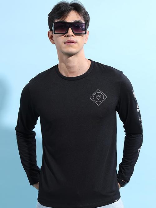 Men Printed Long Sleeve Regular Fit T-shirt - 22503759 - Very Small Image - 1