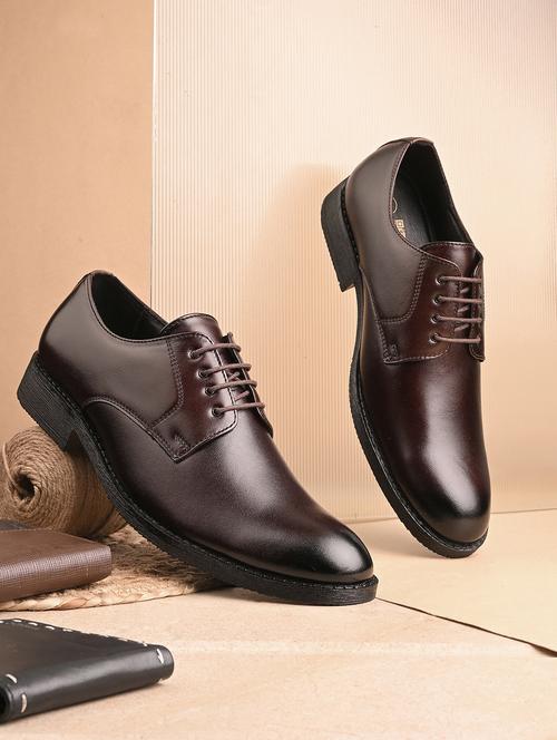 Men Brown Lace-up Oxford - 22524438 - Very Small Image - 1