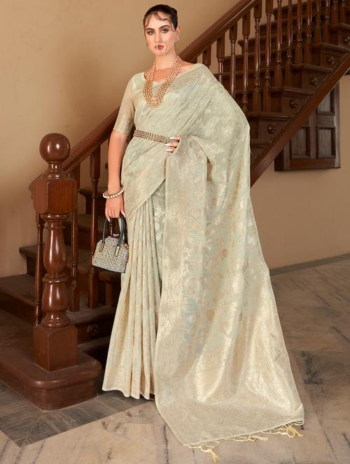 women self design banarasi saree with blouse - 22592698 - Very Small Image - 1