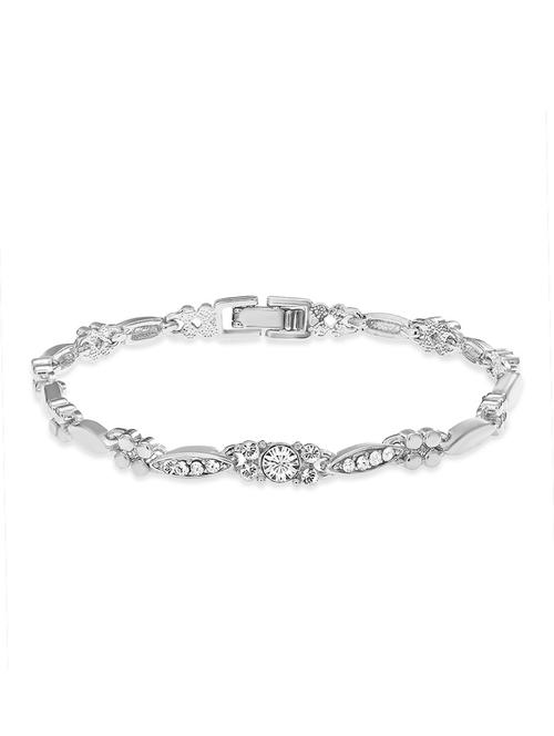 delicate silver bracelet - 28376 - Very Small Image - 1