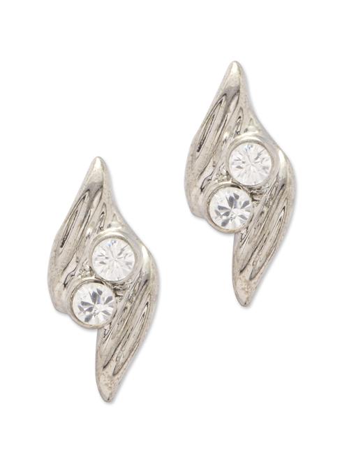 trendsetting silver earrings - 28420 - Very Small Image - 1