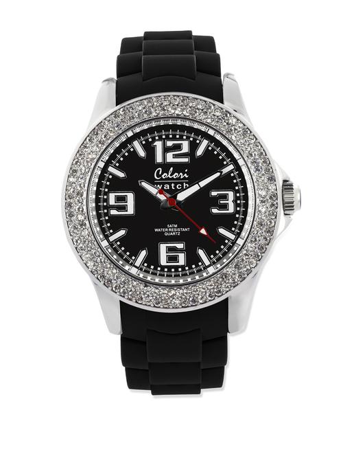 diamonte studded watch - 28512 - Very Small Image - 1