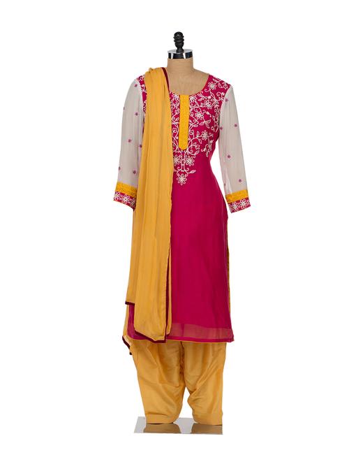 vibrant red & yellow suit - 29253 - Very Small Image - 1