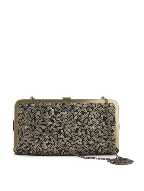 sequinned box clutch - 32575 - Very Small Image - 1