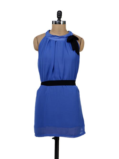 elegant royal blue dress - 38993 - Very Small Image - 1