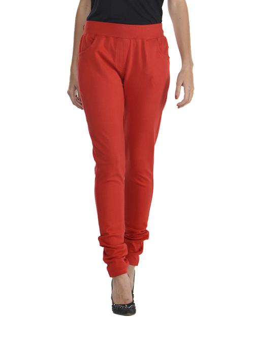 trendy red jeggings - 40456 - Very Small Image - 1
