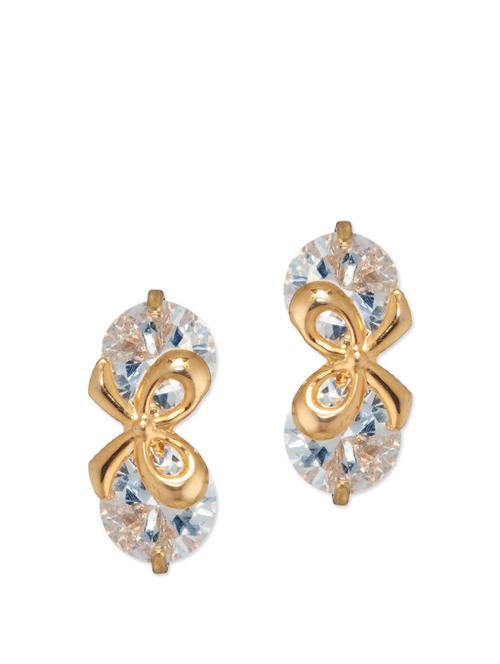 crystal bow studs - 44555 - Very Small Image - 1