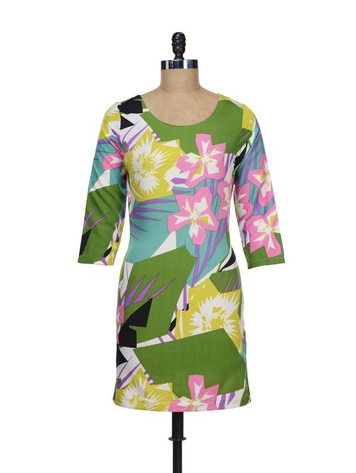 Multi Print Dress - 48126 - Very Small Image - 1
