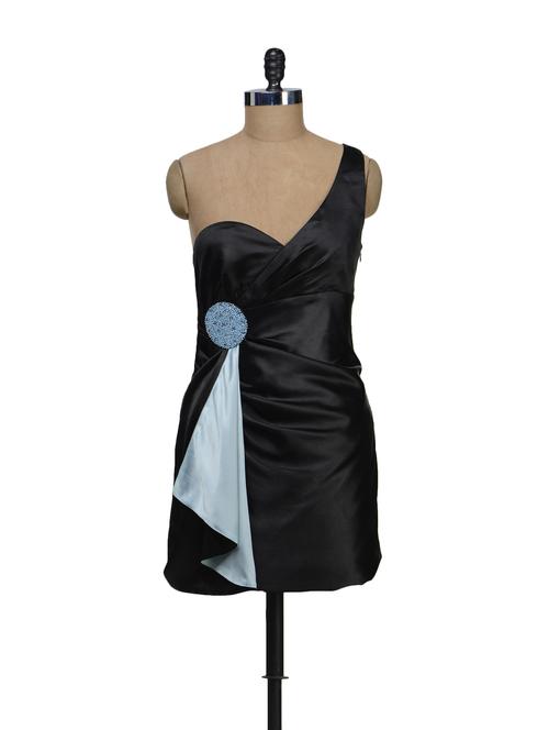 black one shoulder dress - 48912 - Very Small Image - 1