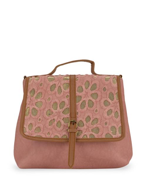 blush pink floral sling bag - 50174 - Very Small Image - 1
