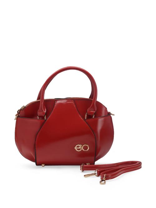 Chic Red Leather Handbag - 52391 - Very Small Image - 1