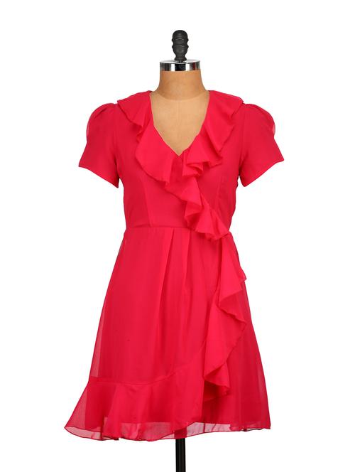 red ruffled dress - 53997 - Very Small Image - 1