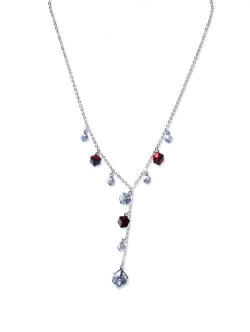 Sapphire and Crystal necklace - 58807 - Very Small Image - 1